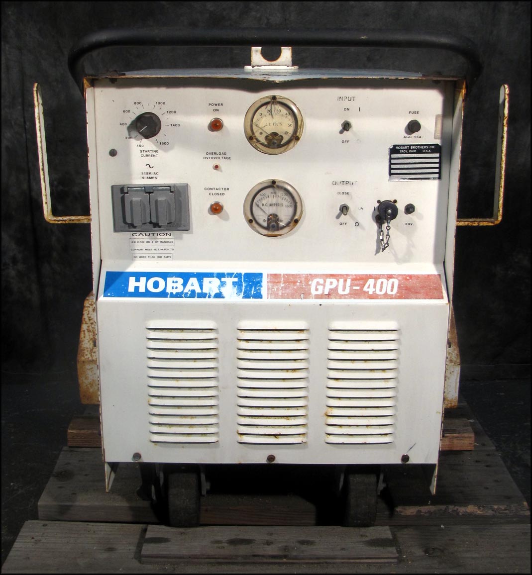 HOBART GPU400 AVIATION GROUND POWER UNIT 28.5V/400A eBay