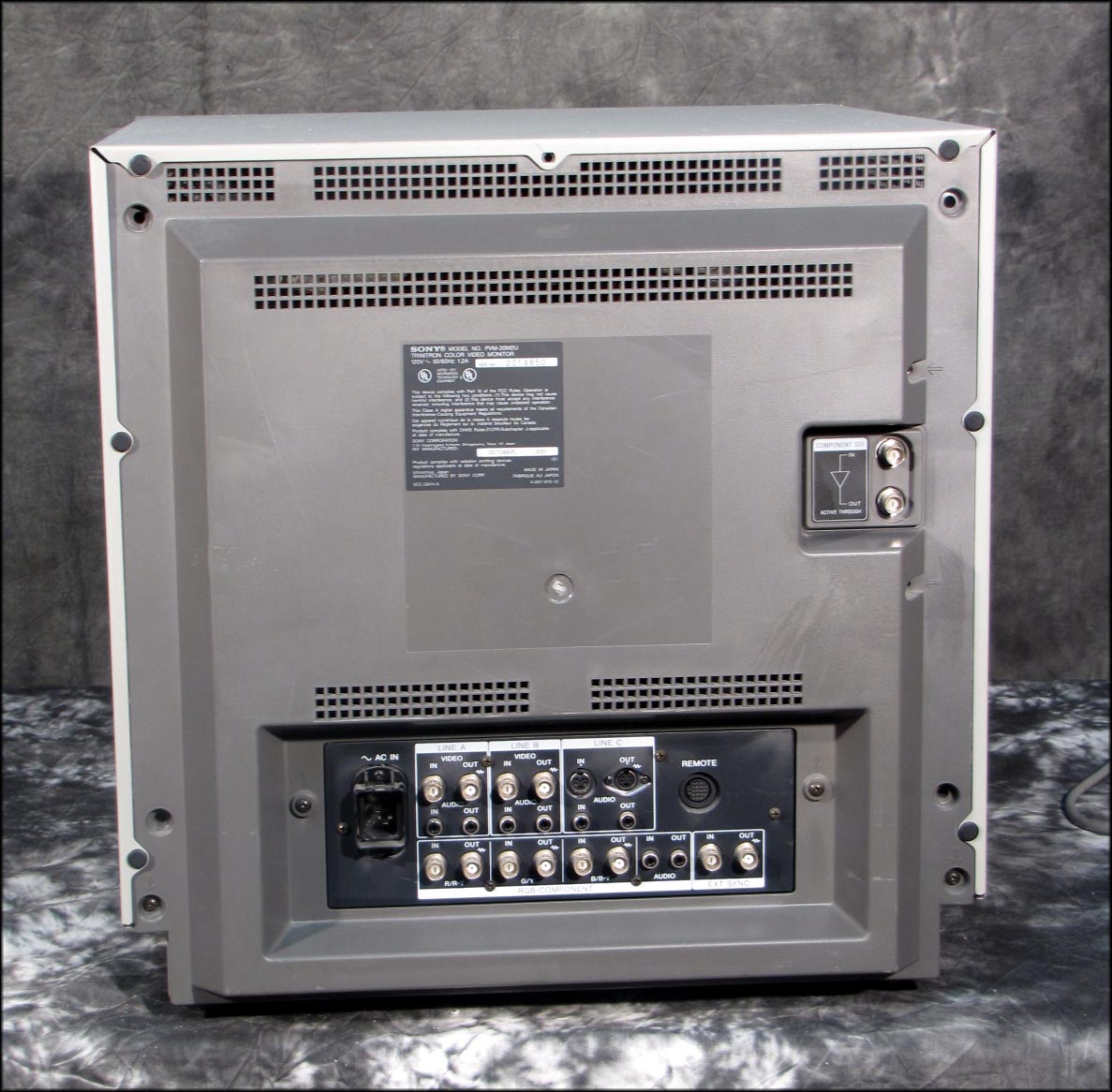 20" SONY PVM20M2U Trinitron Multi Format Color Video Studio Monitor eBay