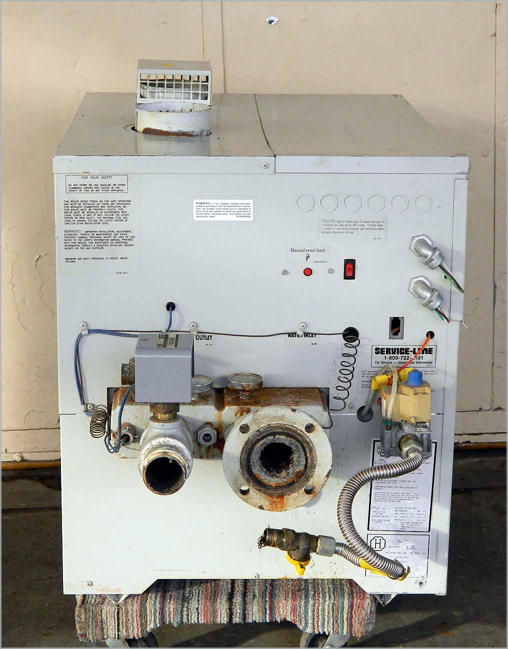 LOCHINVAR EWN300PM 300,000 BTU Natural Gas STEAM BOILER eBay