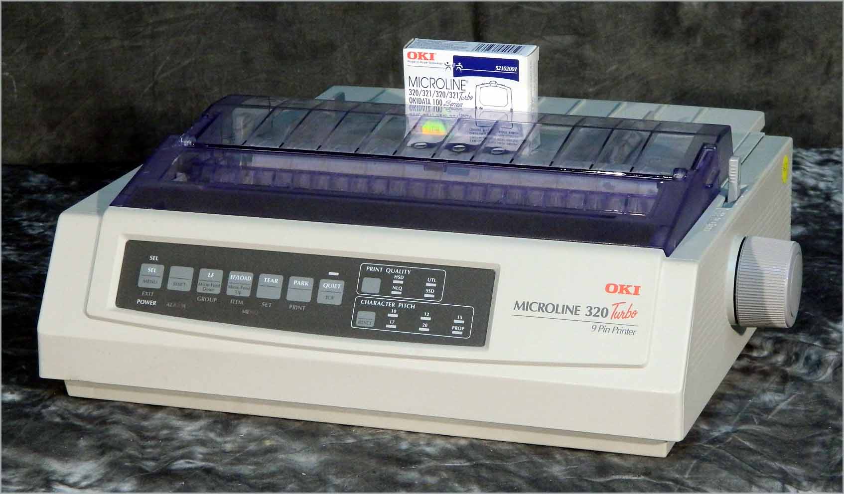 oki microline 320 turbo 9 pin printer eBay